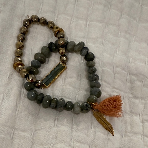 Elegant Beaded Bracelet with Tassel - Picture 1 of 1